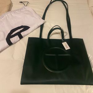 Telfar Dark Olive Large Shopping Bag NWT
